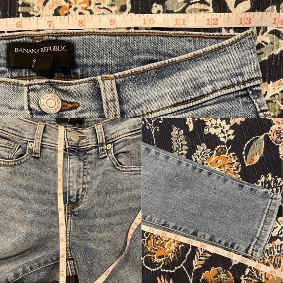 Banana Republic Factory Skinny Fit Jeans  Medium Wash Size 25/0 - Picture 13 of 16